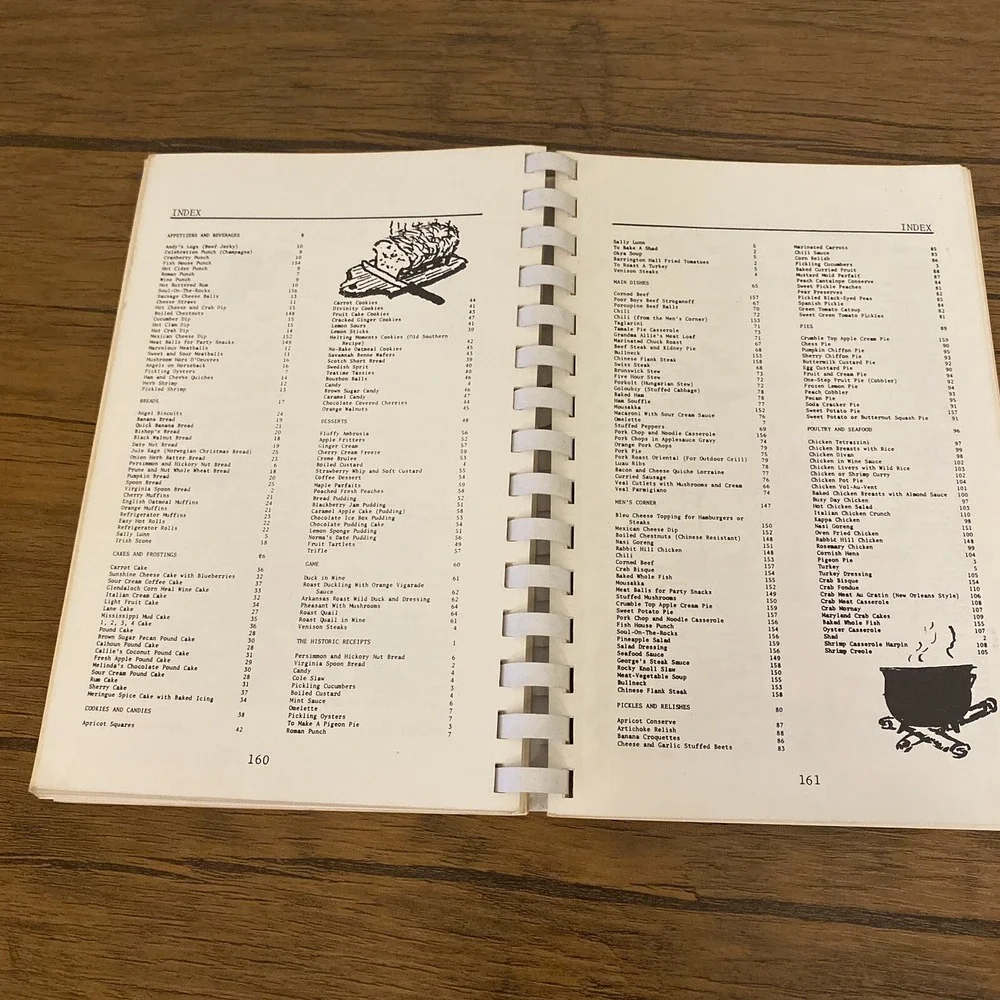 Historic Roswell’s Receipts Cookbook Georgia 1972 St Davids Episcopal Church